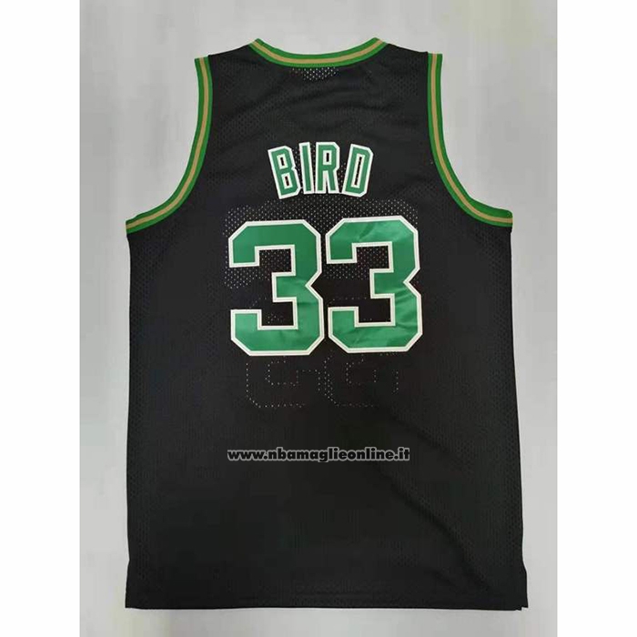 Maglia Boston Celtics Larry Bird #33 Mitchell & Ness 1985-86 Nero